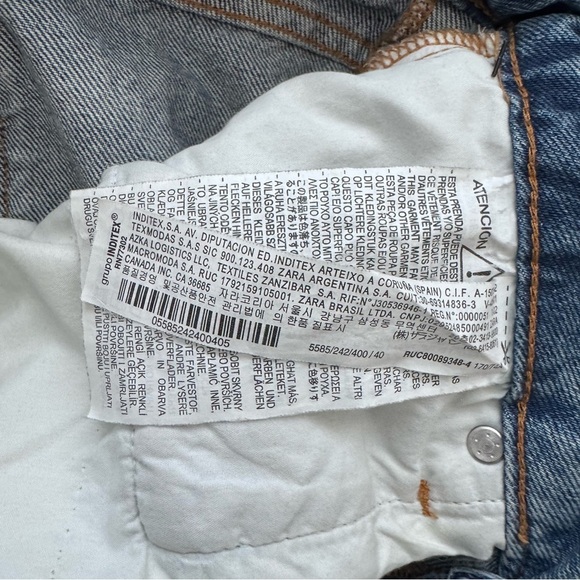 Zara The 90’s Mom Jean Size 8 - Picture 6 of 8